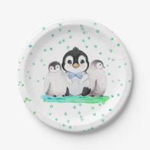 Verjaardagsfeestje met Cute Penguin