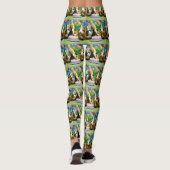 Verjaardagsfeestje met feestcavia's, leggings (Achterkant)