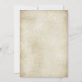 Verjaardagsfeestje met foto uit oude krant kaart (Achterkant)