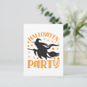 Verjaardagsfeestje met Halloween Briefkaart (Staand voorkant)