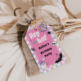 Verjaardagsfeestje met Halloween Cadeaulabel