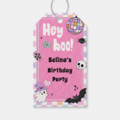 Verjaardagsfeestje met Halloween Cadeaulabel (Voorkant)