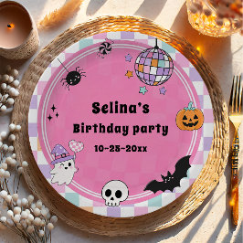 Verjaardagsfeestje met Halloween Papieren Bordje