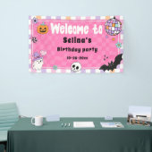 Verjaardagsfeestje met Halloween Spandoek (Beurs)