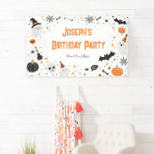 Verjaardagsfeestje met Halloween Spandoek (Insitu)