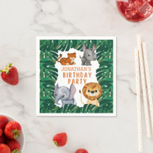 Verjaardagsfeestje met Mooie Jungle Dieren