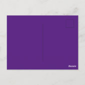 Verjaardagsfeestje met overnachting briefkaart (Achterkant)