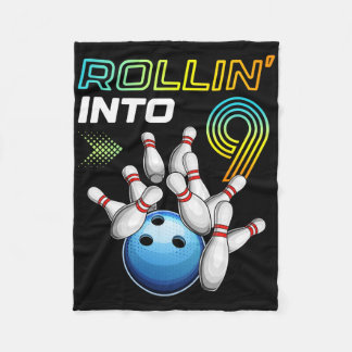 Verjaardagsfeestje met retro bowling Rol 9 in 9 9e Fleece Deken