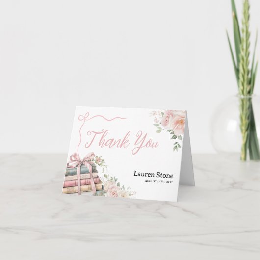 Verjaardagsfeestje met sprookjesboekthema voor de  bedankkaart (Voorkant)