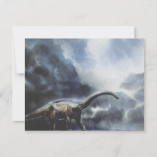 Verjaardagsfeestje met vintage dinosauriërs, Barap Kaart