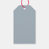 Verjaardagsfeestje met vissen voor een schattige p cadeaulabel (Achterkant)