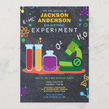 verjaardagsfeestje met wetenschap