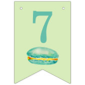 Verjaardagsfeestje met zomer snoep vlaggetjes (Eerste vlag)