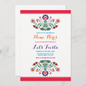 Verjaardagsfeestje Mexicaanse Uitnodiging (Voorkant / Achterkant)