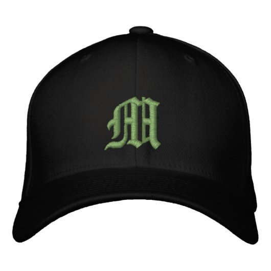Verjaardagsfeestje monogram Geborduurde Hoed Pet (Voorkant)