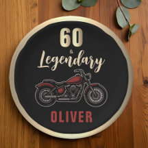 Verjaardagsfeestje motorfiets 60 jaar verjaardag