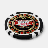 Verjaardagsfeestje Nodig Rode Poker Chips (Enkel)