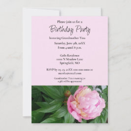 Verjaardagsfeestje oma kaart