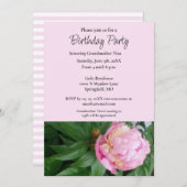 Verjaardagsfeestje oma kaart (Voorkant / Achterkant)