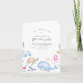 Verjaardagsfeestje onder de zee Bedankt (Voorkant)