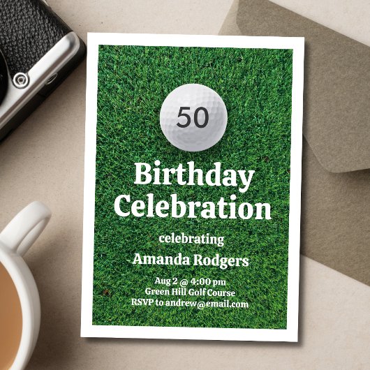 Verjaardagsfeestje op de Green Golf Kaart