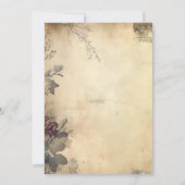 Verjaardagsfeestje op Halloween schrikdag Kaart (Achterkant)