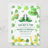 Verjaardagsfeestje op St. Patrick's Day Kaart (Voorkant)