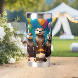Verjaardagsfeestje Otter Drie-eiigen, Geïsoleerde Drinkbeker
