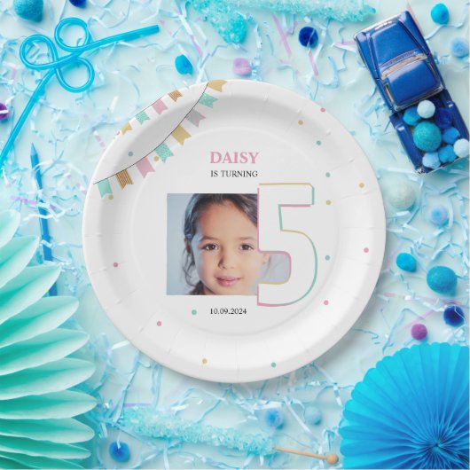 Verjaardagsfeestje - Papieren Bord | Aangepast jaa (Feest)