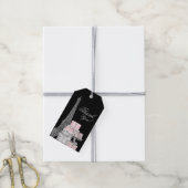 Verjaardagsfeestje Paris cadeautje Cadeaulabel (Met Touw)