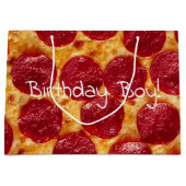 verjaardagsfeestje pepperonis pizza groot cadeauzakje (Voorkant)
