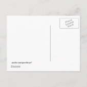 Verjaardagsfeestje Petten en Streamers Uitnodiging Briefkaart (Achterkant)