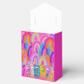 Verjaardagsfeestje Regenboog Glitter Favor Dozen v Bedankdoosjes (Geopend)