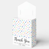 Verjaardagsfeestje Regenboog Stippen Confetti Kind Bedankdoosjes (Geopend)