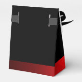 Verjaardagsfeestje Rood Zwart Schoen Hoge Hakken F Bedankdoosjes (Achterkant)