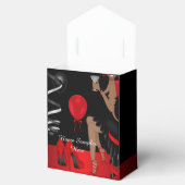 Verjaardagsfeestje Rood Zwart Schoen Hoge Hakken F Bedankdoosjes (Geopend)