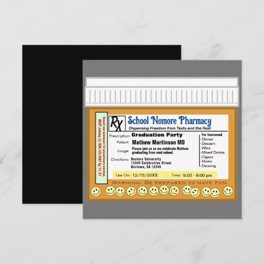 Verjaardagsfeestje RX voor plezier Kaart (Voorkant / Achterkant)