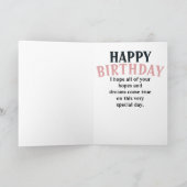 verjaardagsfeestje, schattig  meisje met ballonnen kaart (Binnen)