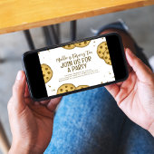 Verjaardagsfeestje Schattigee cookie Kaart