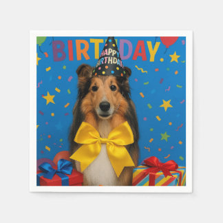Verjaardagsfeestje Sheltie Servet