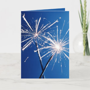 Verjaardagsfeestje Sparklers Kaart