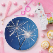 Verjaardagsfeestje Sparklers Papieren Bordje (Feest)