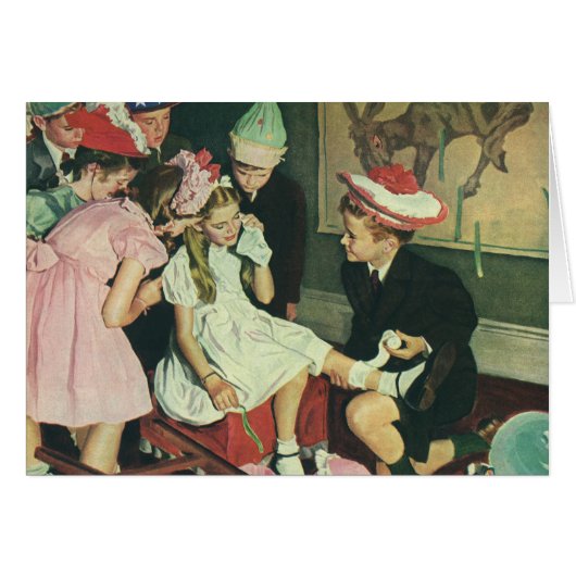  verjaardagsfeestje, speldenstaart op de ezel (Voorkant Horizontaal)