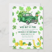 Verjaardagsfeestje St. Patrick's Day Kaart (Voorkant)