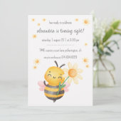Verjaardagsfeestje Sweet Bee Kaart (Staand voorkant)