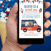 Verjaardagsfeestje Sweet One Ijsje 1 jaar Kaart