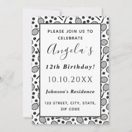 Verjaardagsfeestje tennisspeler Rackets & ballen p Kaart