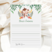 Verjaardagsfeestje Tijdcapsule Notitiekaart Wild O