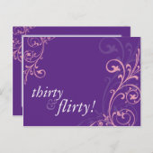 VERJAARDAGSFEESTJE UITNODIGING :: fabulous 2 (Voorkant / Achterkant)