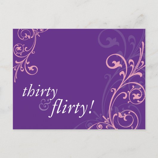 VERJAARDAGSFEESTJE UITNODIGING :: fabulous 2 Briefkaart (Voorkant)